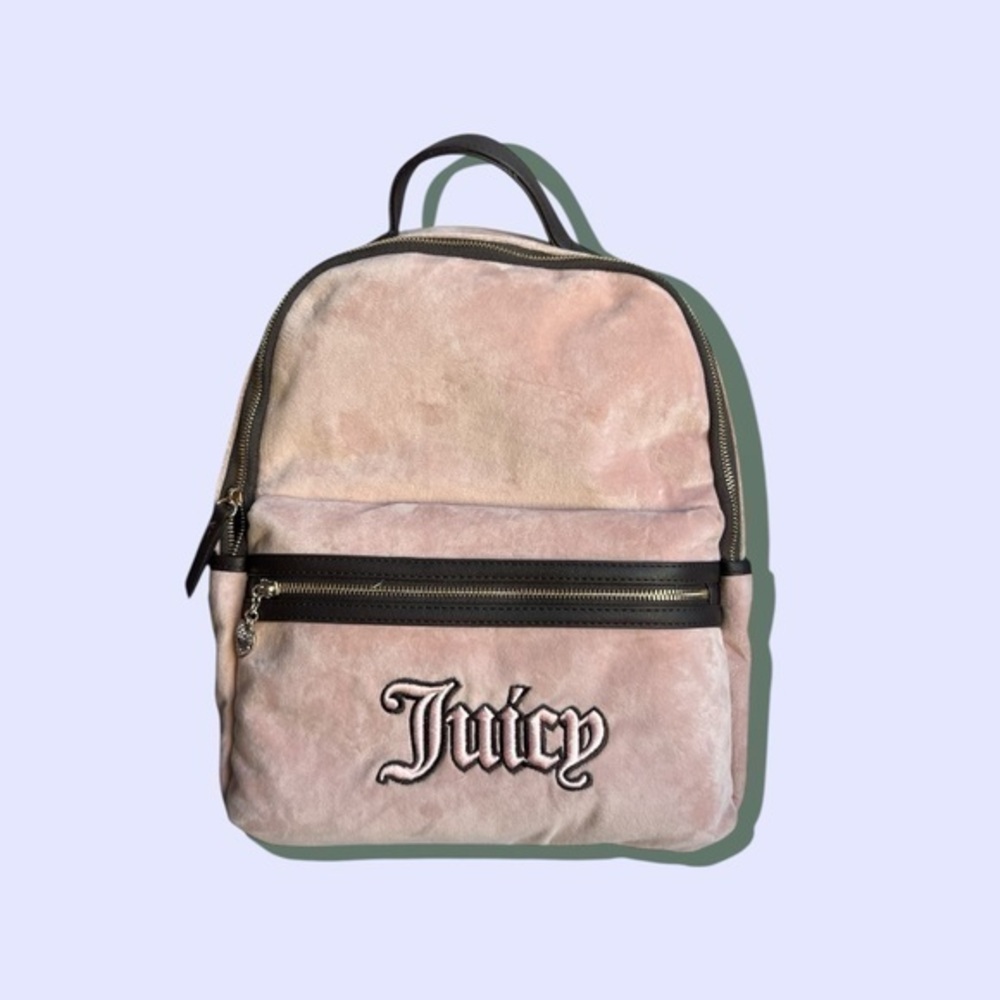 NWT Juicy Couture Velvet Backpack
